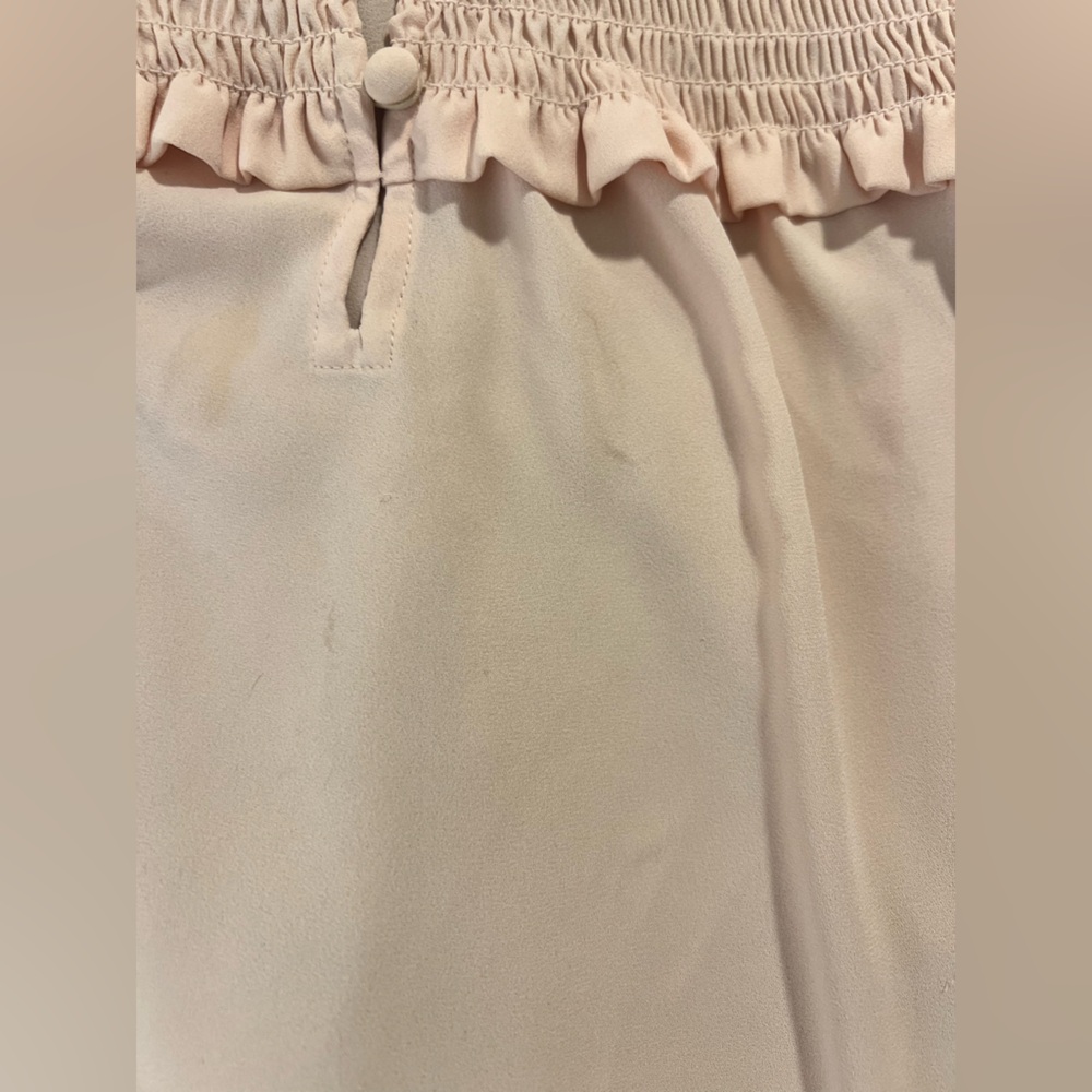 LOFT Blush Ruffled Blouse - Picture 6 of 8